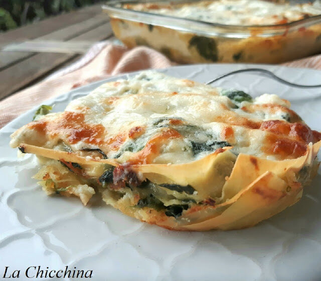 Lasagne con gli spinaci