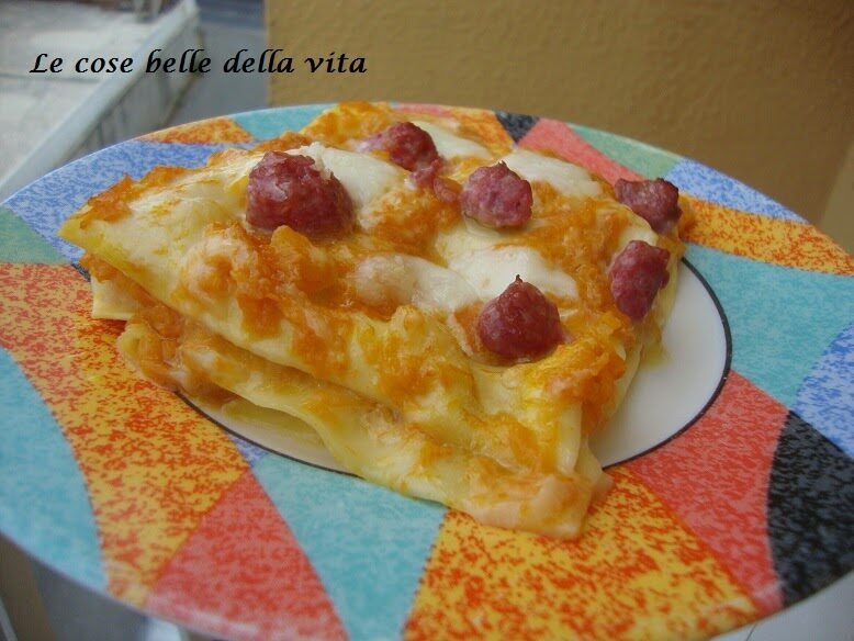 Lasagne con la zucca