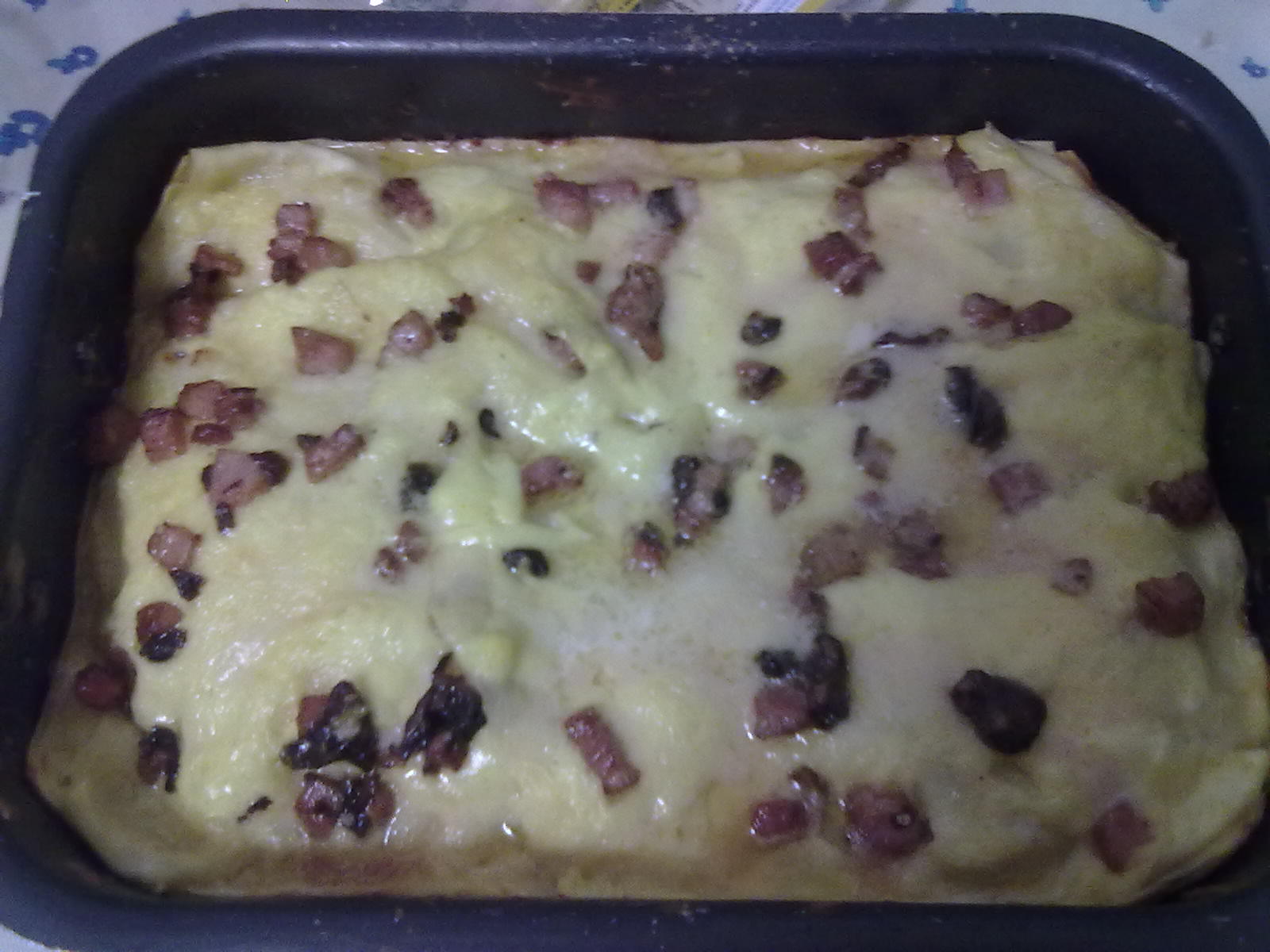 Lasagne con pancetta