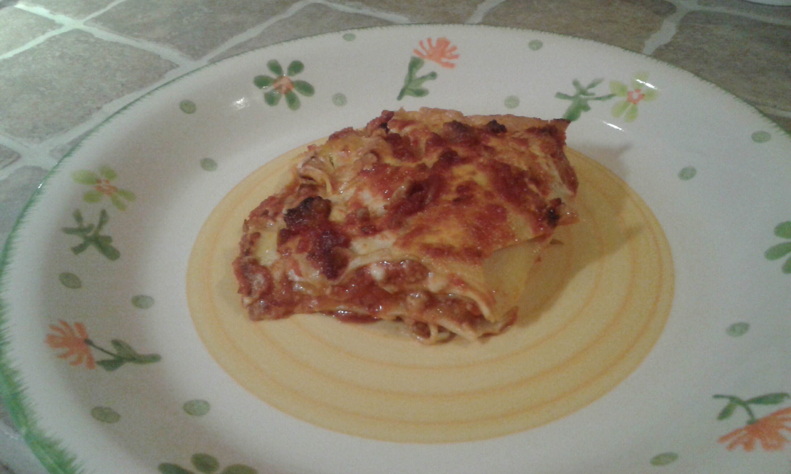 Lasagne con ragù di salsiccia