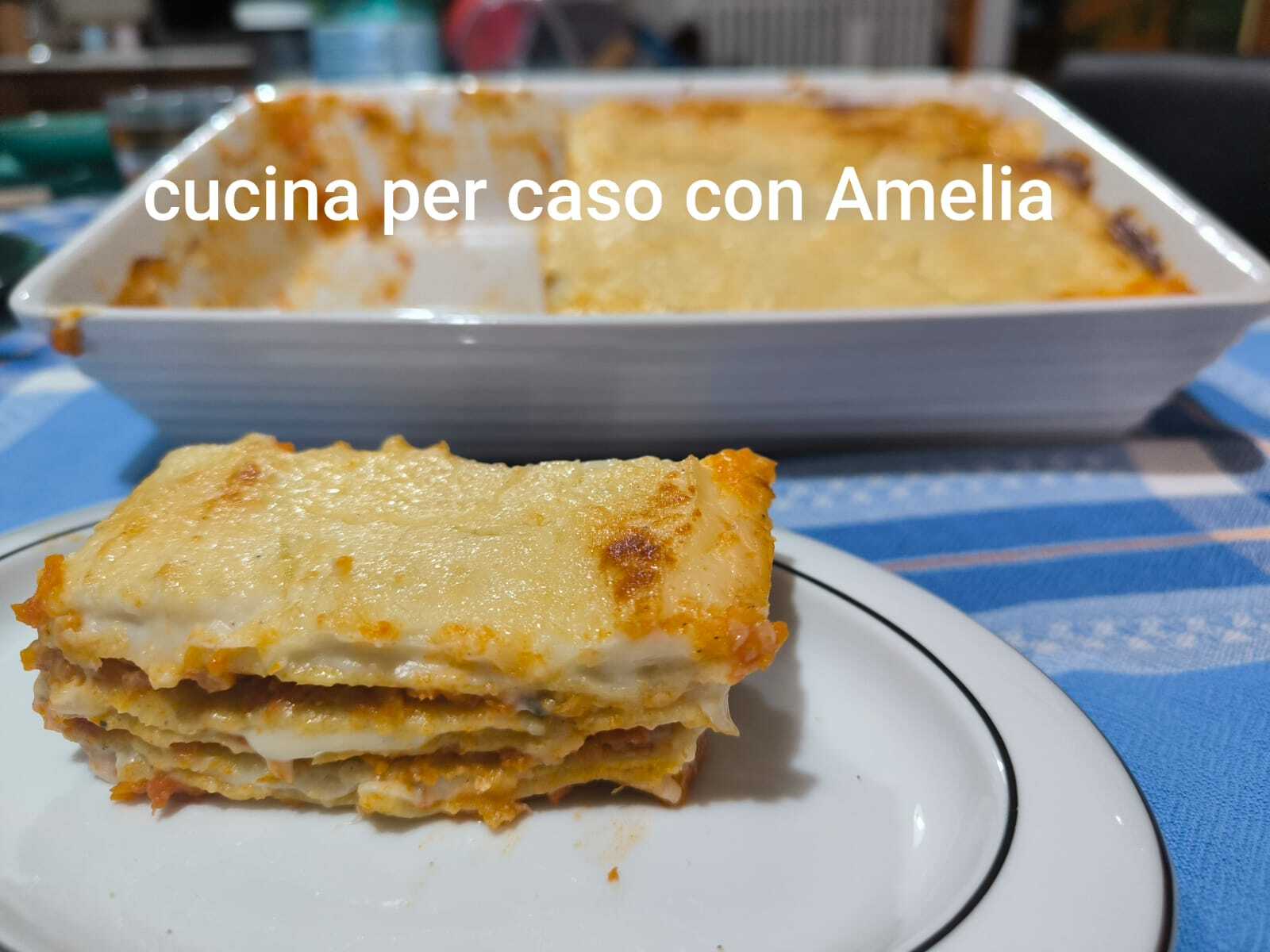 Lasagne con ragù di verdure