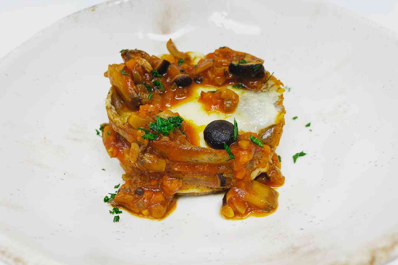 Lasagne di grano saraceno al ragù di funghi