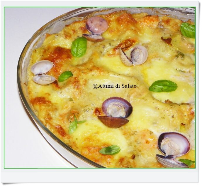 Lasagne di mare e pesto