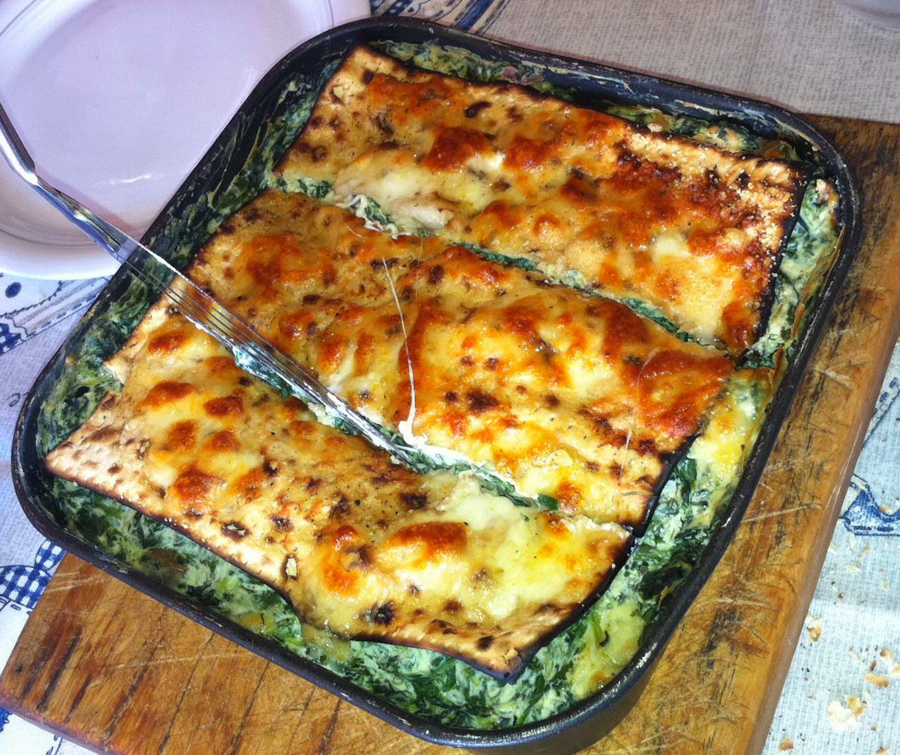 LASAGNE DI MATZA’ (PANE AZZIMO) PER PESACH