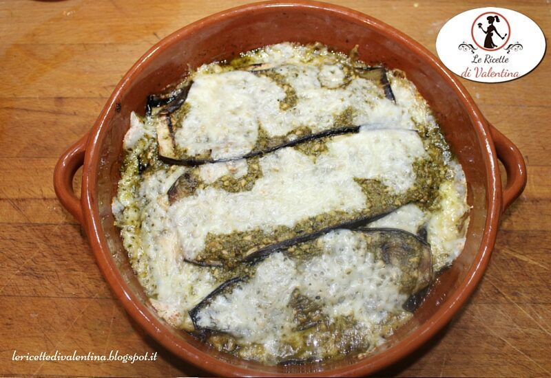 Lasagne di melanzane al pesto