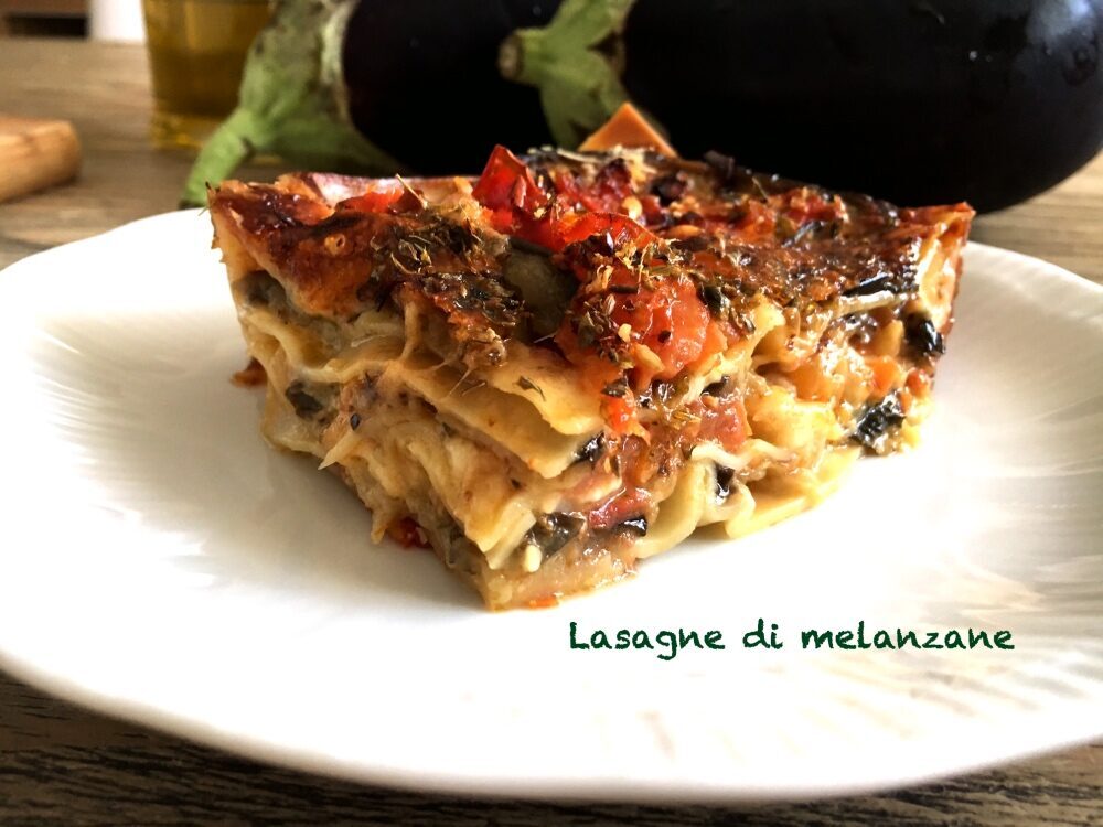 Lasagne di melanzane senza besciamella