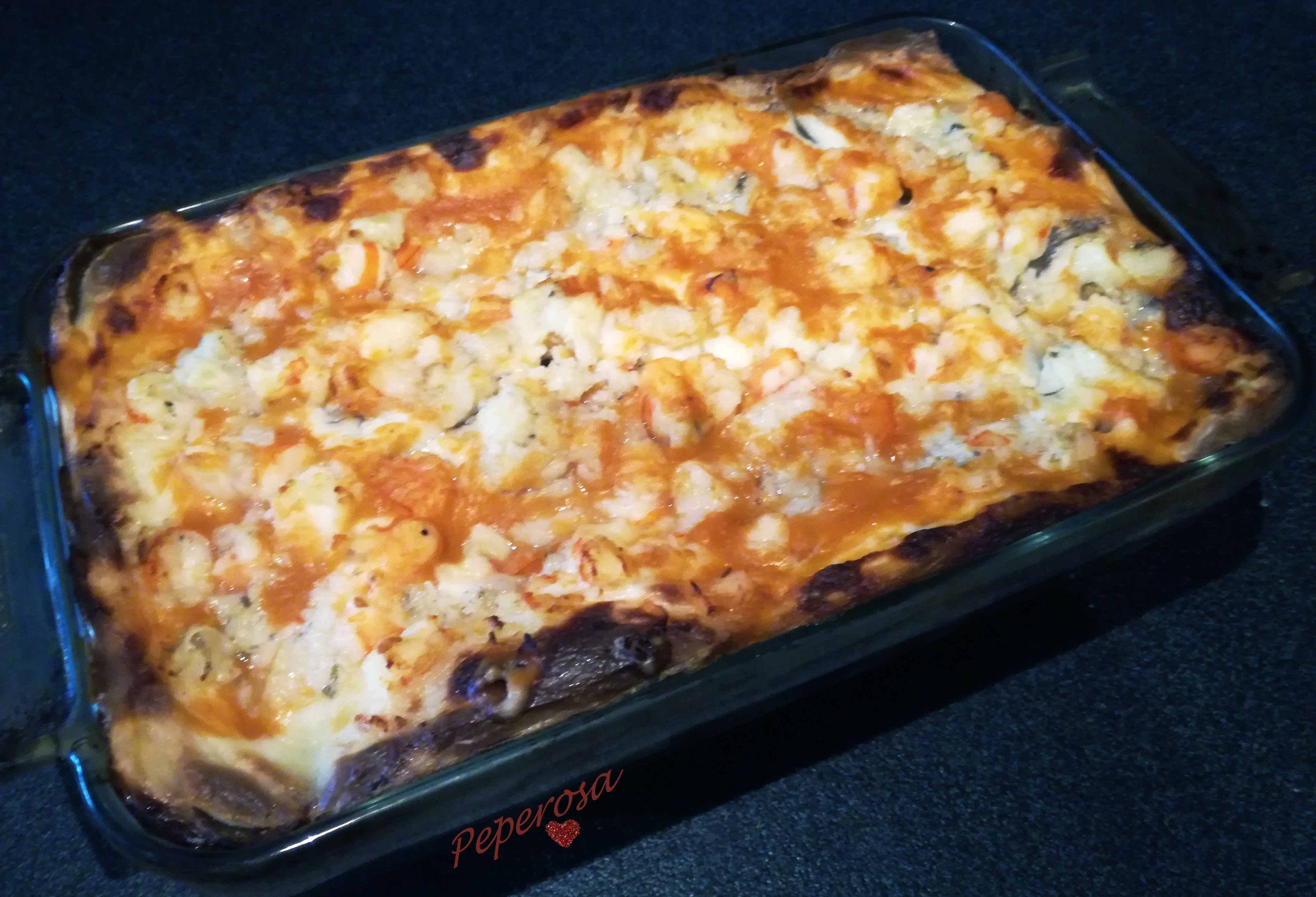 Lasagne di pesce al kamut