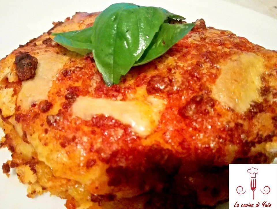Lasagne di piadine al ragù