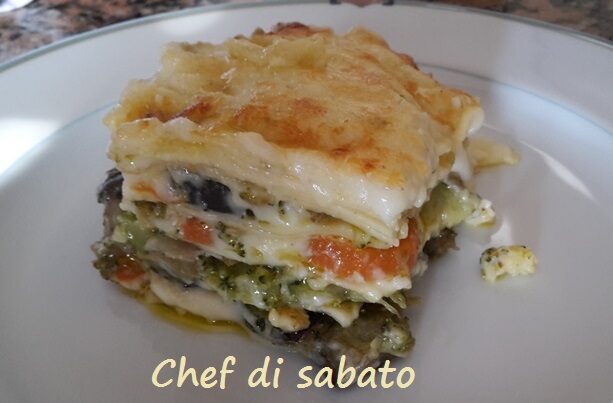 Lasagne di verdure con besciamella