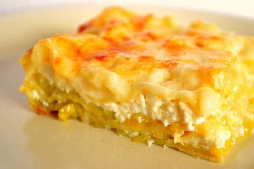 Lasagne di zucca e ricotta