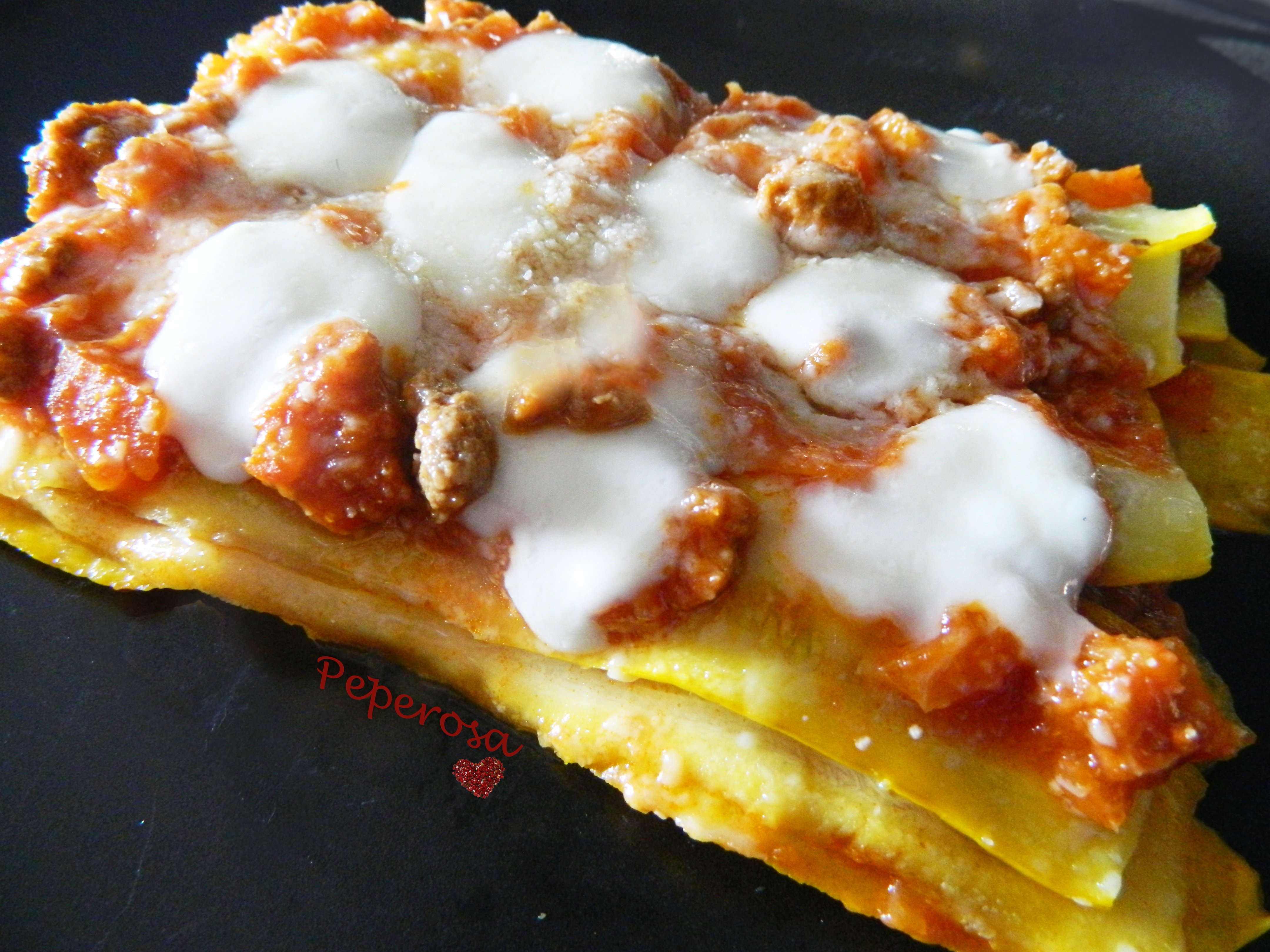 Lasagne di zucchine gialle