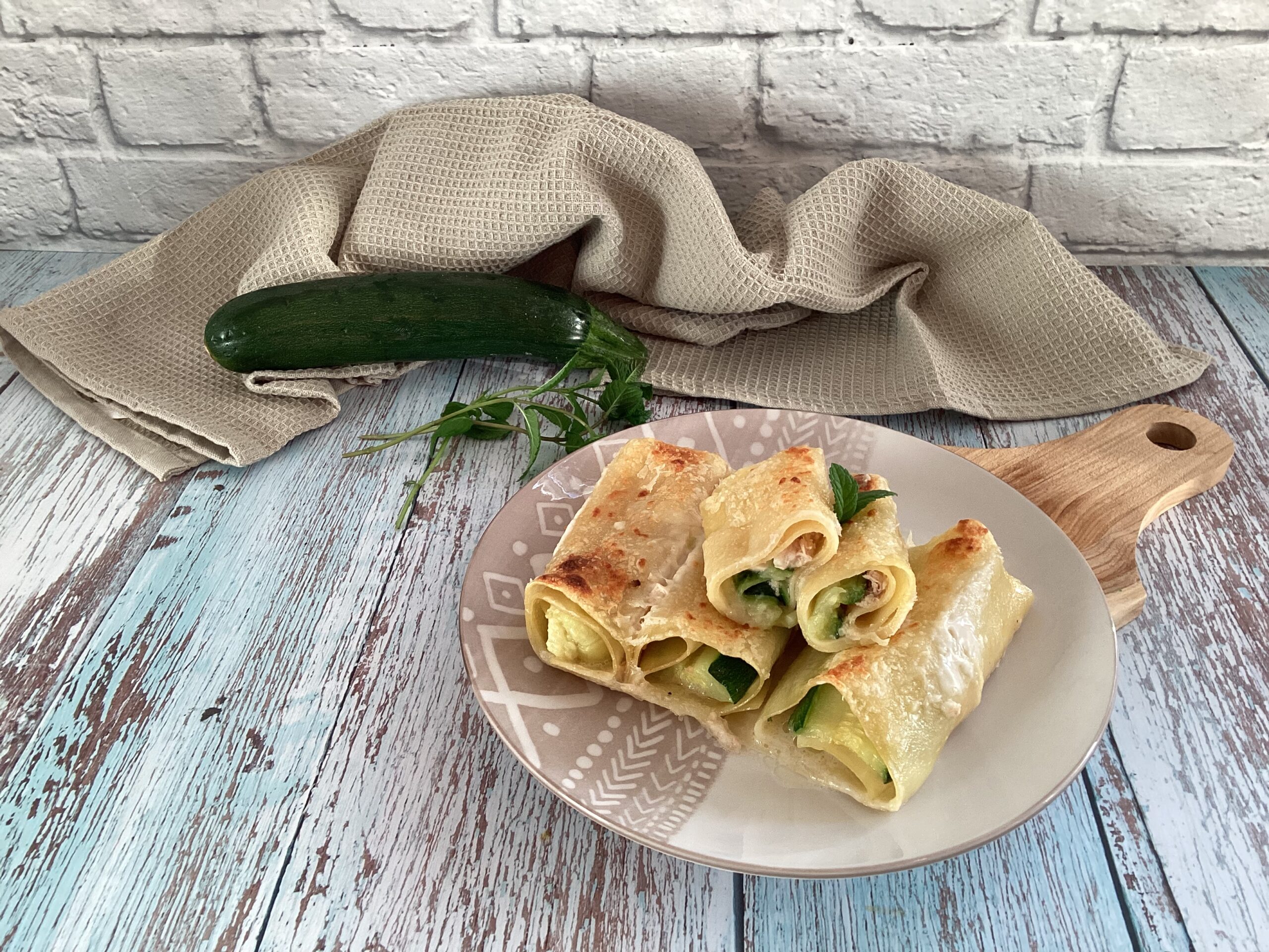 Lasagne ripiene arrotolate