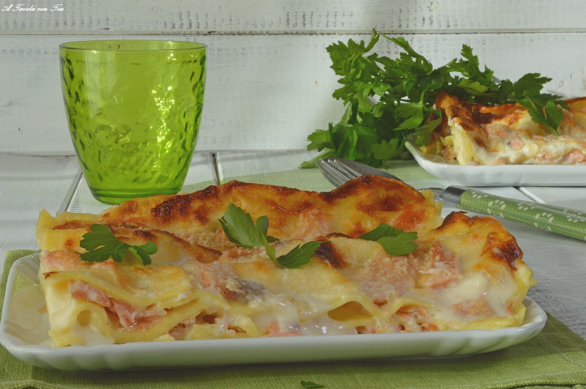Lasagne salmone e besciamella
