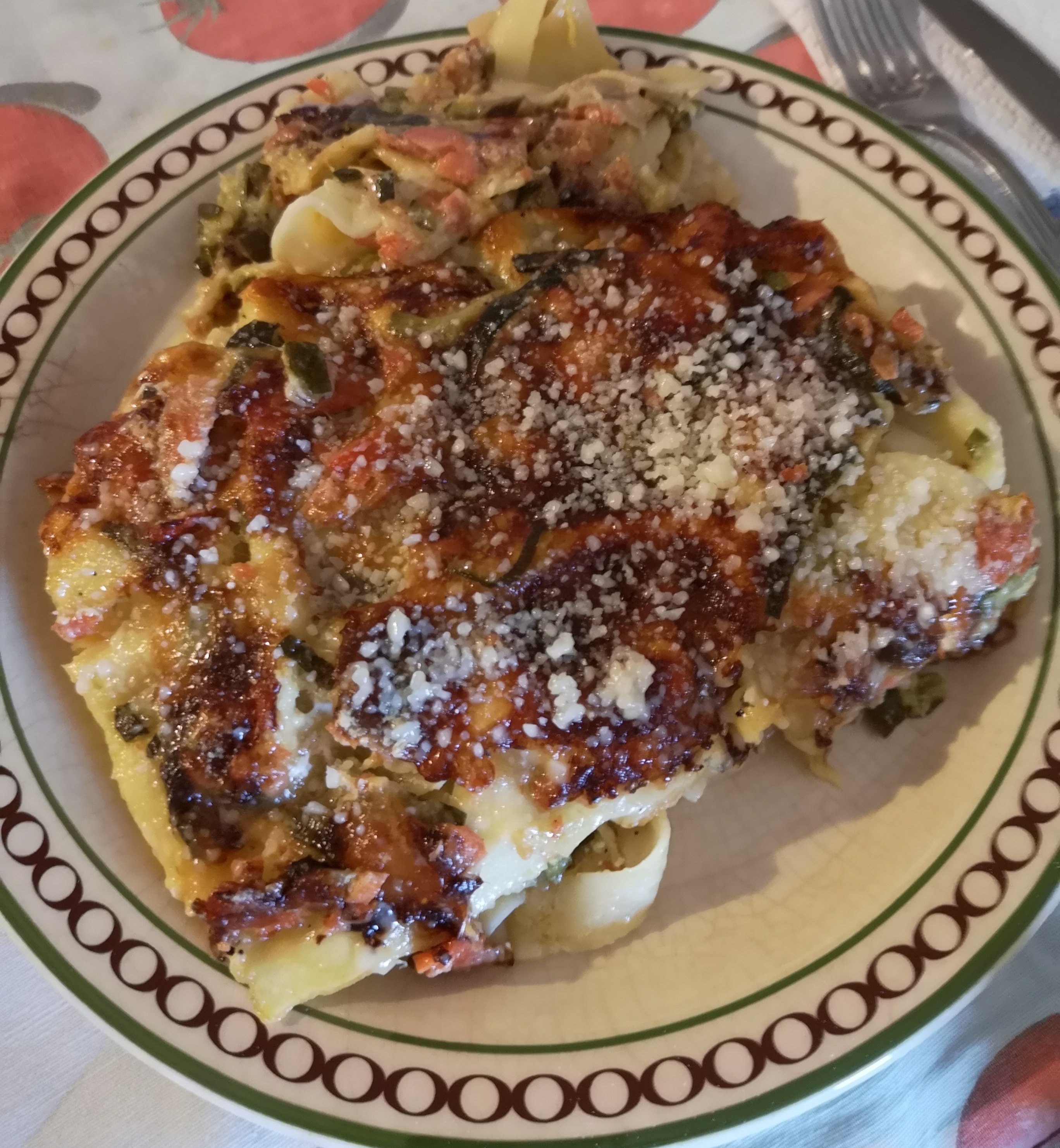 Lasagne salmone e zucchine