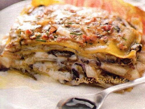 Lasagne trevigiane con riduzione di balsamico