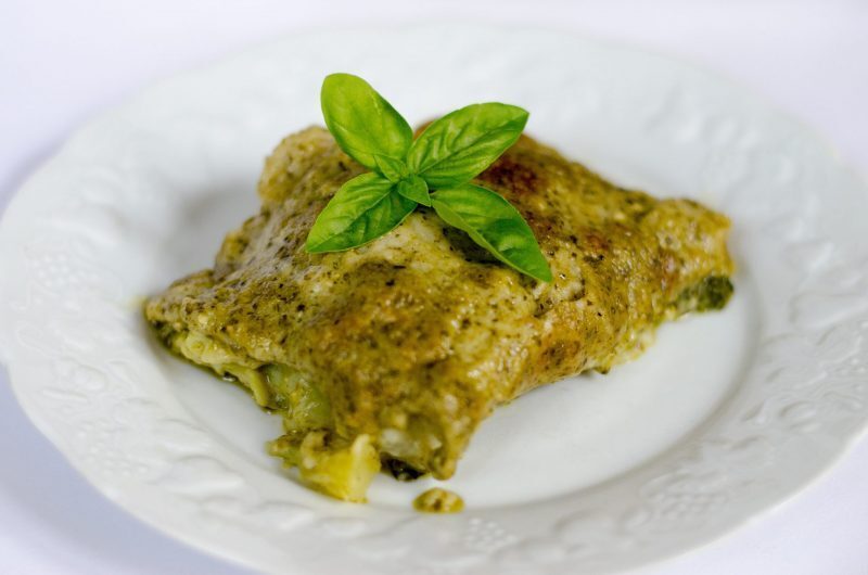 Lasagne vegan al pesto