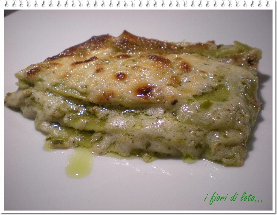 Lasagne verdi al pesto