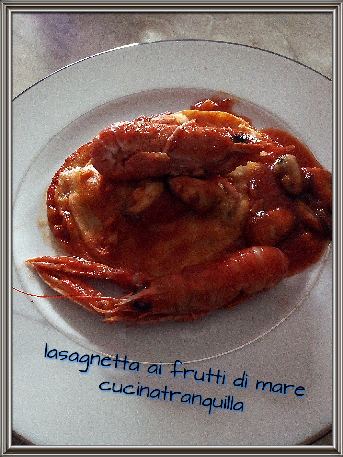Lasagnetta ai frutti di mare