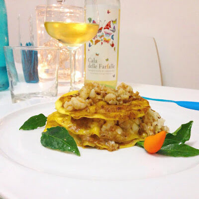 Lasagnetta di pesce e cozze