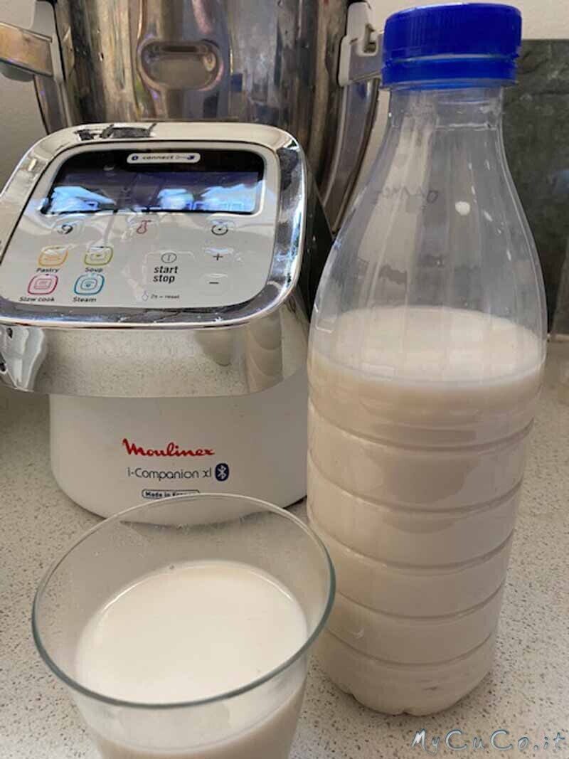 Latte di avena con il companion moulinex