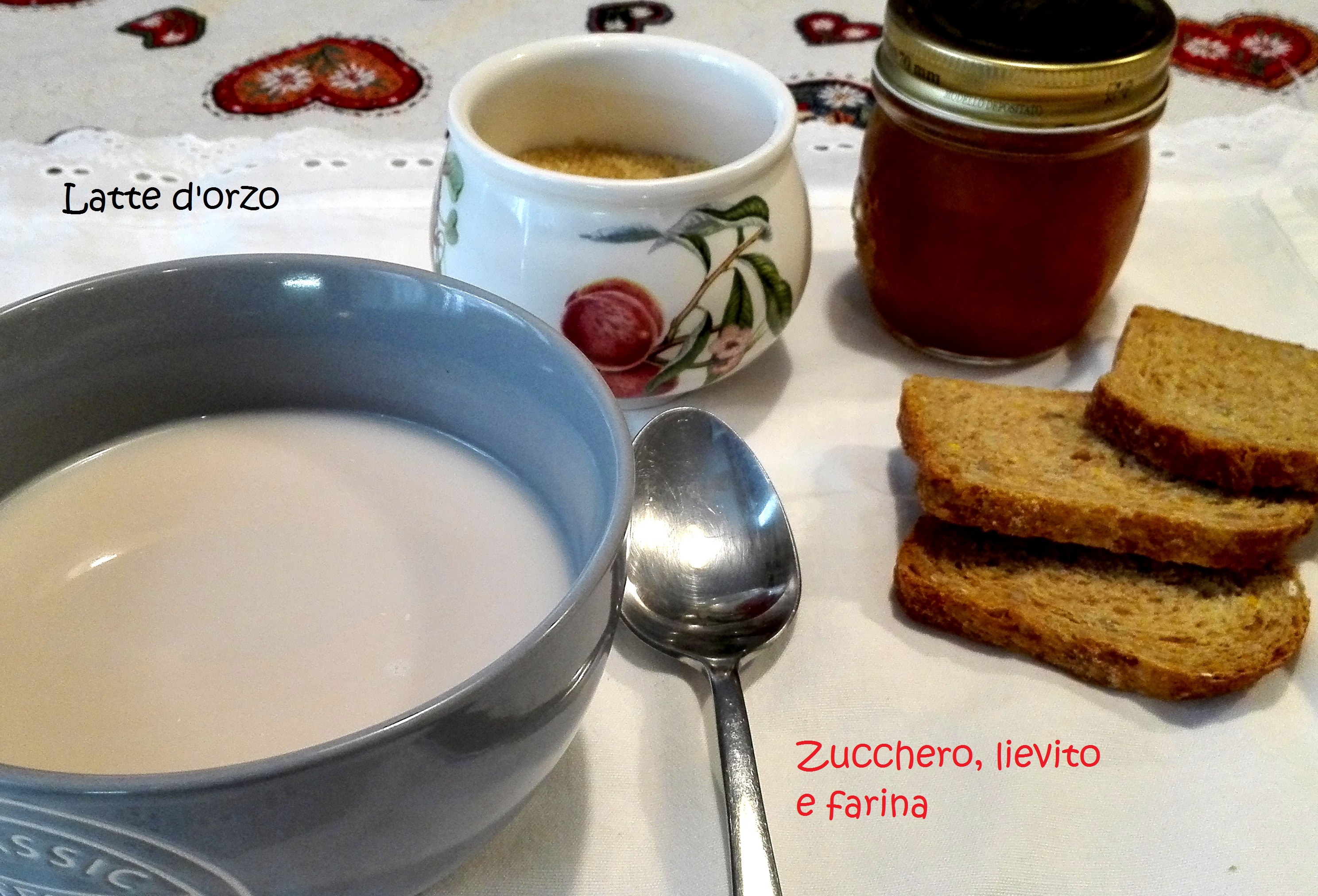 Latte di orzo (o di altri cereali)