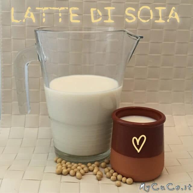 Latte di soia autoprodotto con cuisine companion