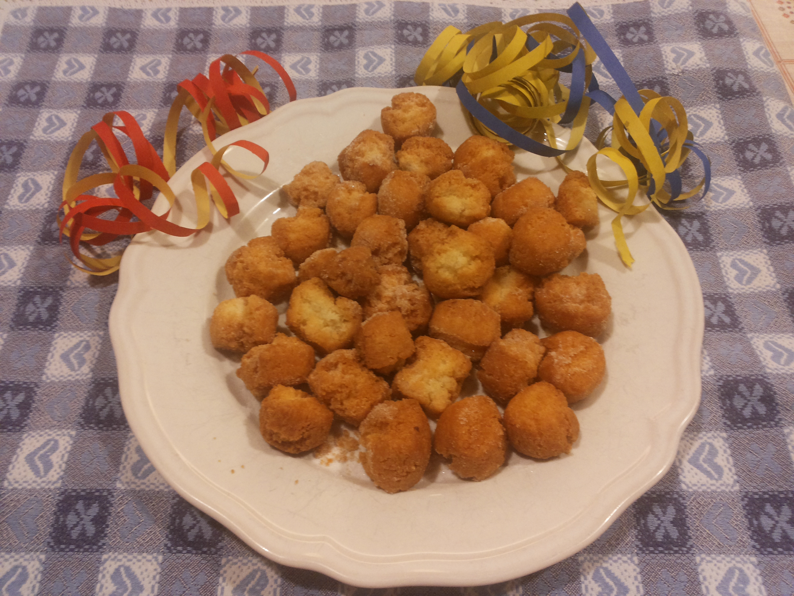 Le mie castagnole senza zucchero (saccarosio)