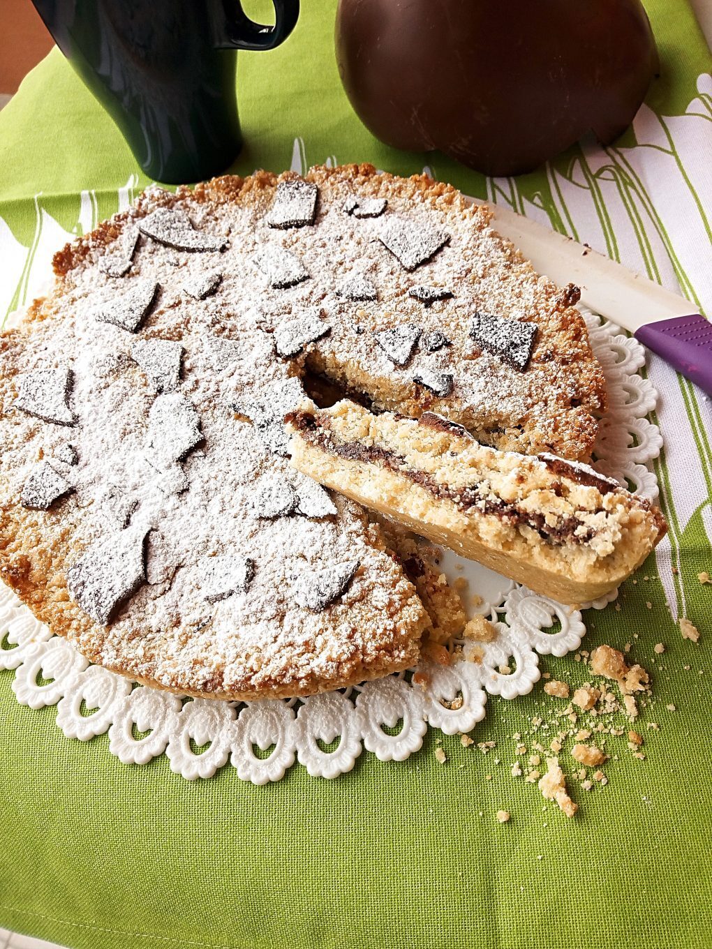 Le ricette che ho letto: sbriciolata al cioccolato