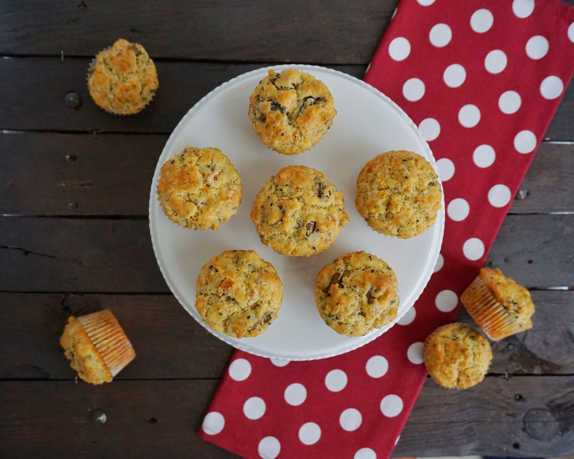 Le ricette di chri: muffin con funghi e prosciutto cotto