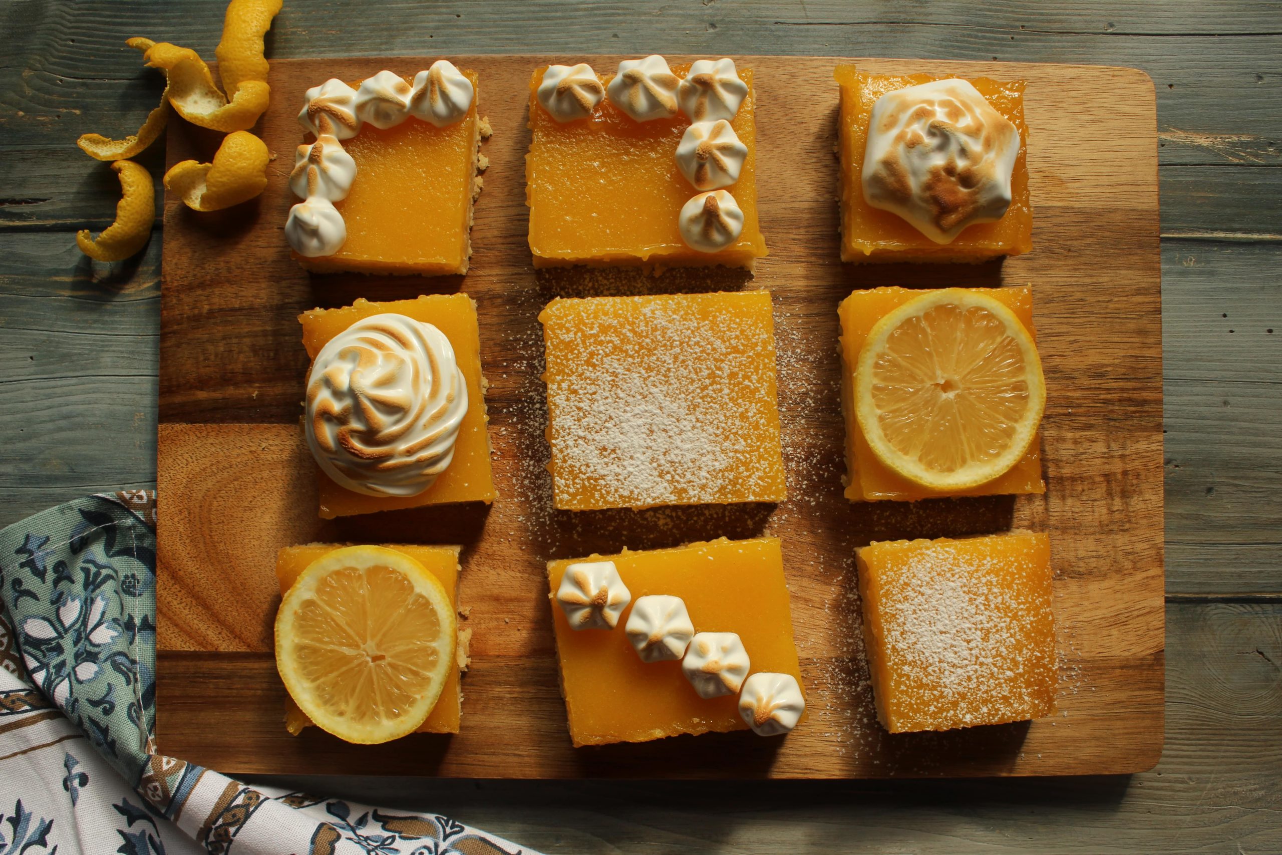 Lemon bars: quadrotti morbidi al lemon curd