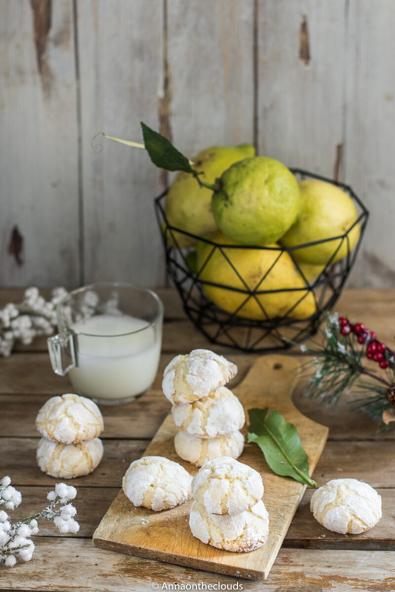 Lemon crinkle cookies – biscotti morbidi al limone