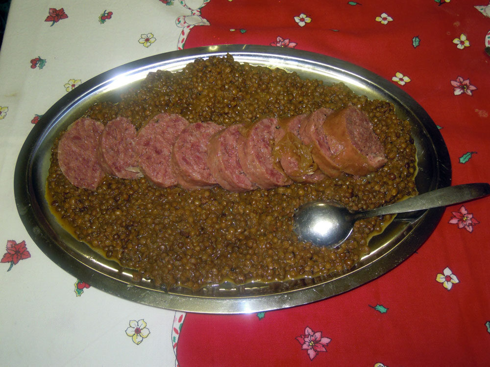 LENTICCHIE CON PANCETTA