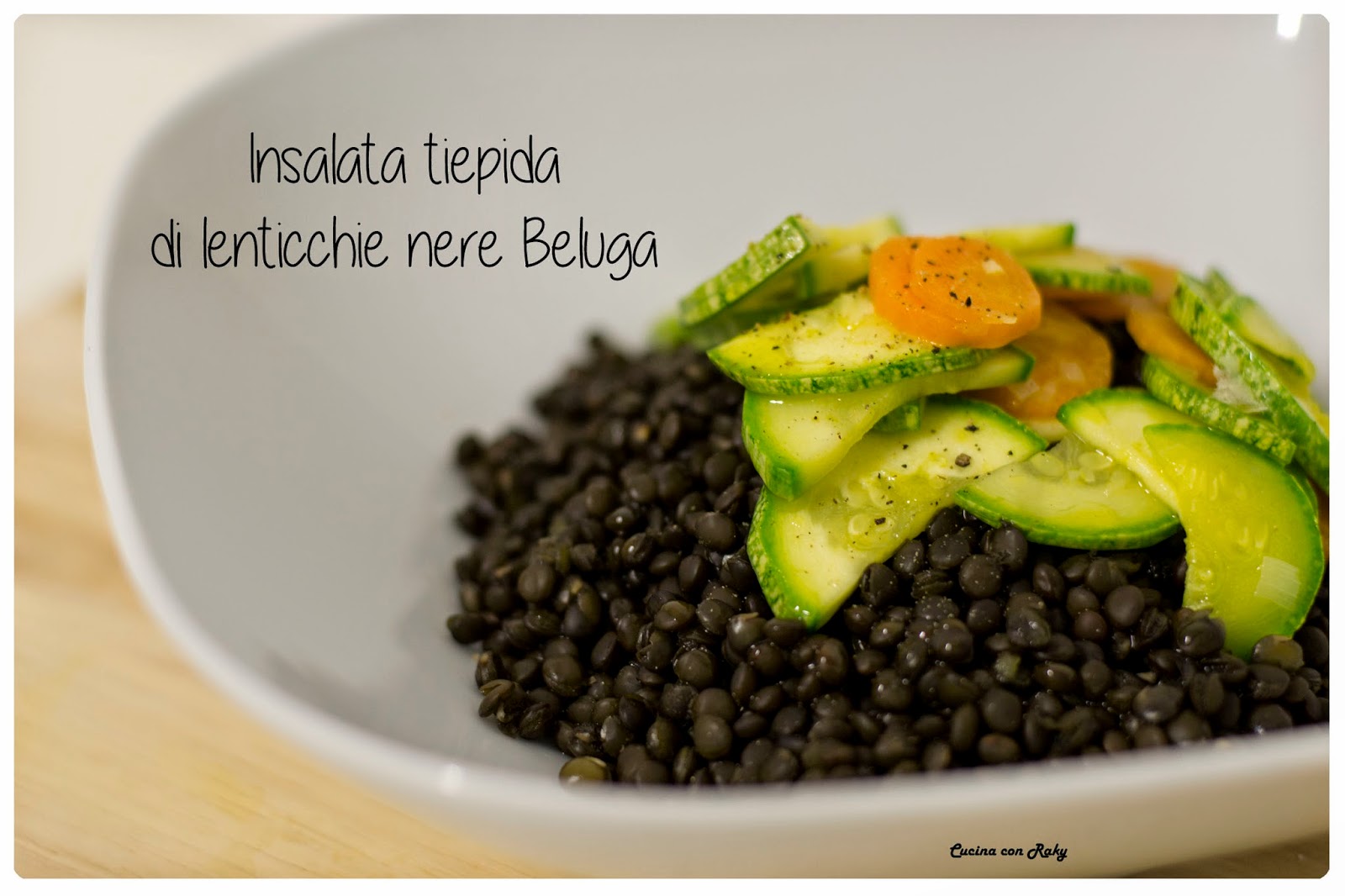 LENTICCHIE NERE BELUGA – doppia ricetta