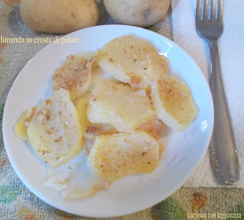 Limanda in crosta di patate