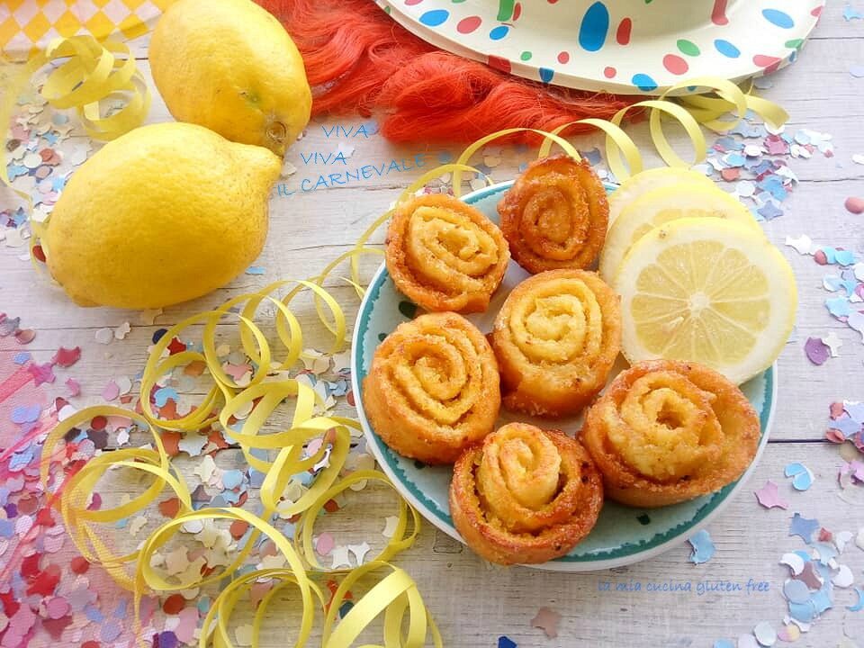 Limoncini di carnevale senza glutine