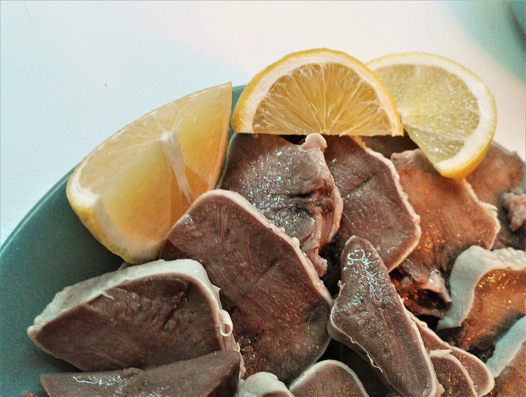 Lingua sale e limone