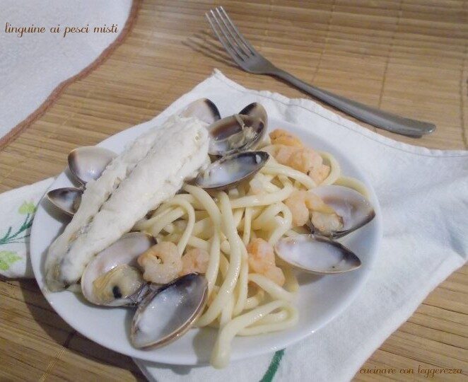Linguine ai pesci misti