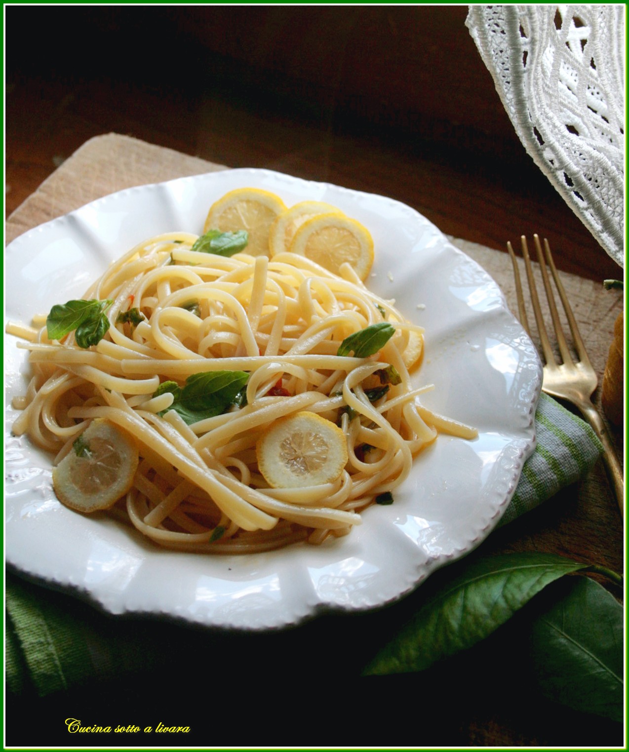 Linguine al limone