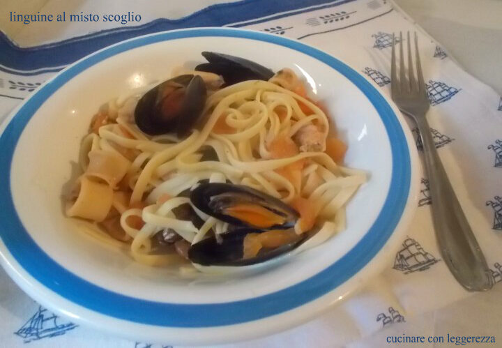 Linguine al misto scoglio