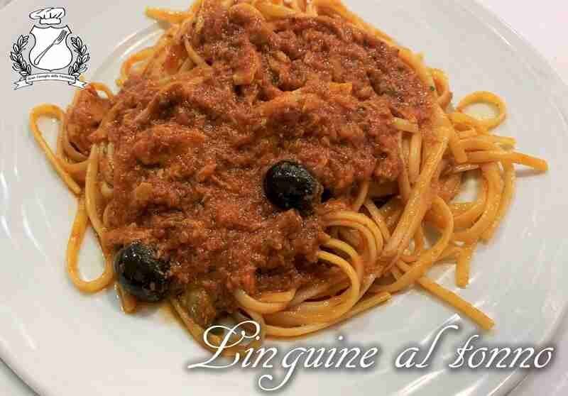 Linguine al tonno alla romana