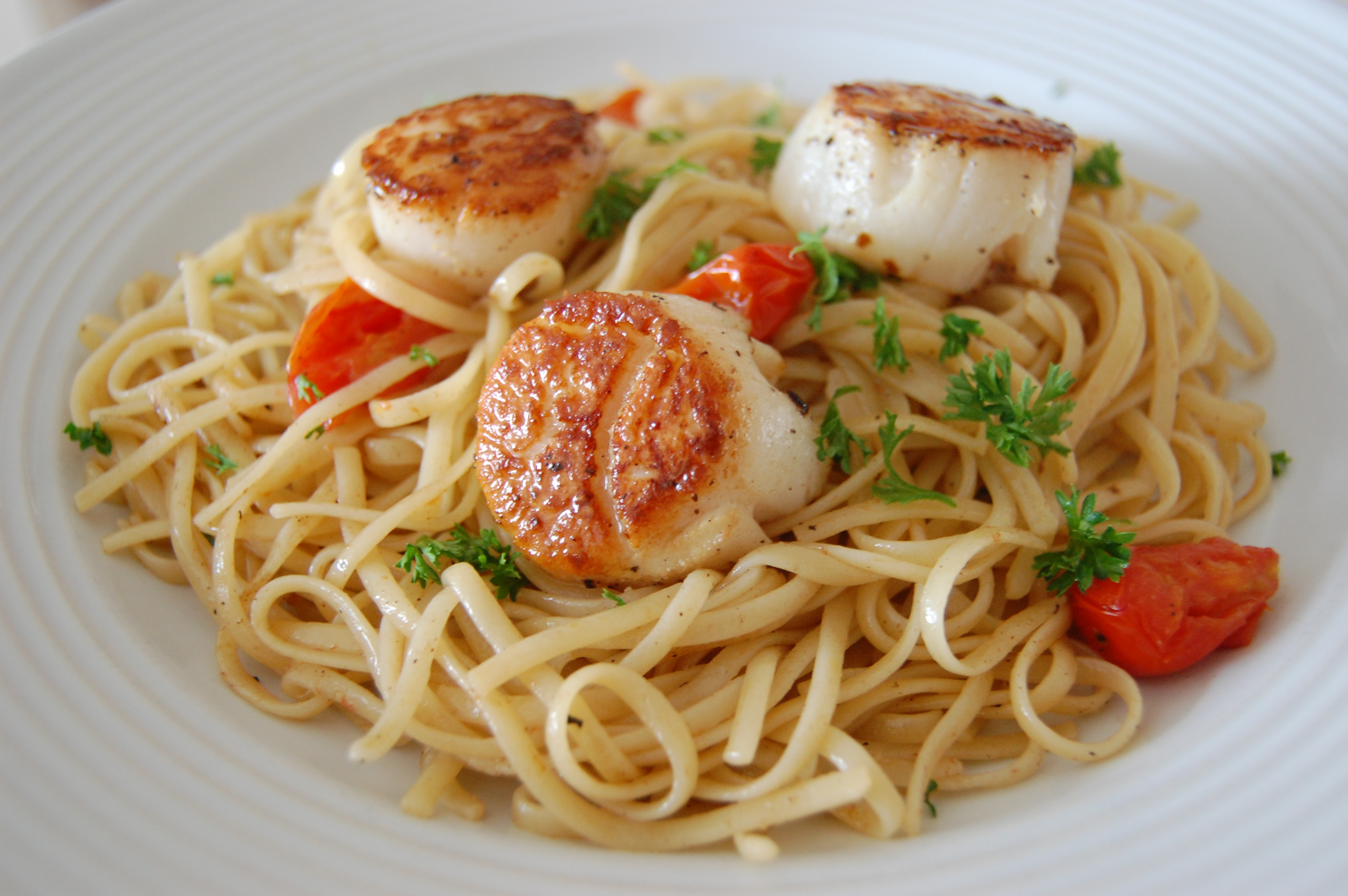 Linguine con le capesante