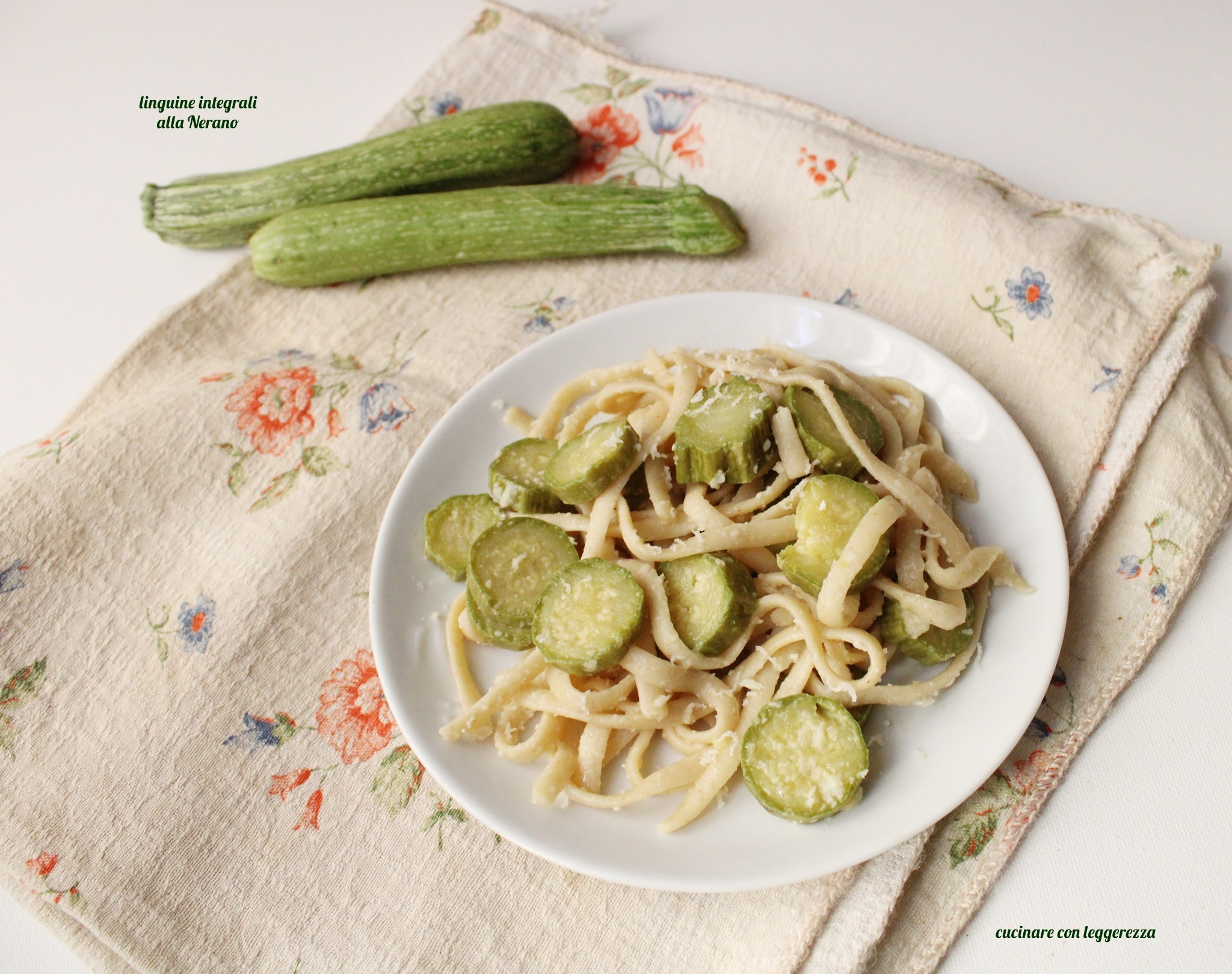 Linguine integrali alla nerano