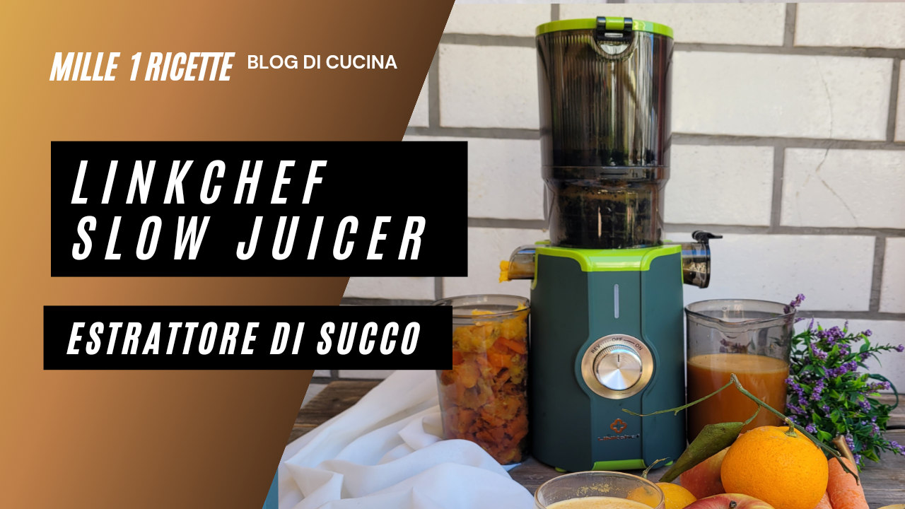 Linkchef slow juicer estrattore di succo