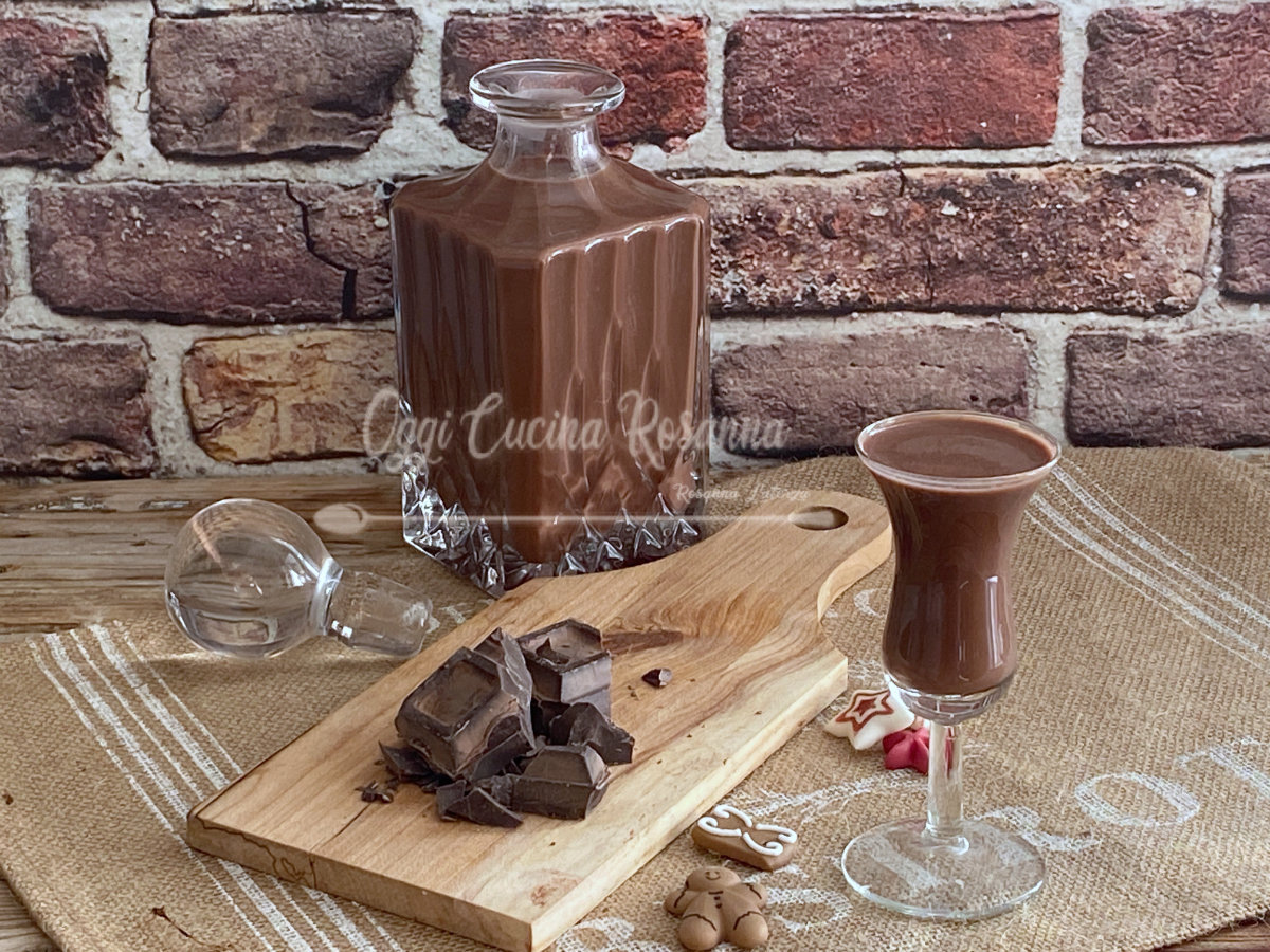 Liquore al cioccolato – anche con bimby