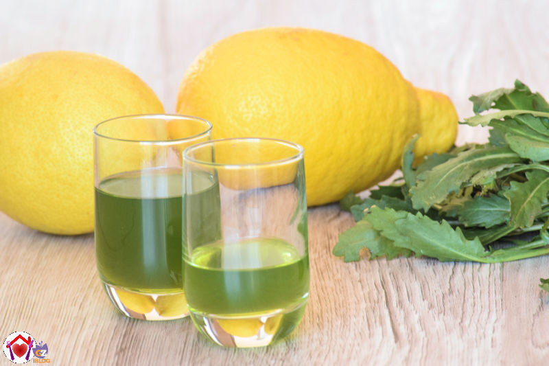 Liquore alla rucola fatto in casa