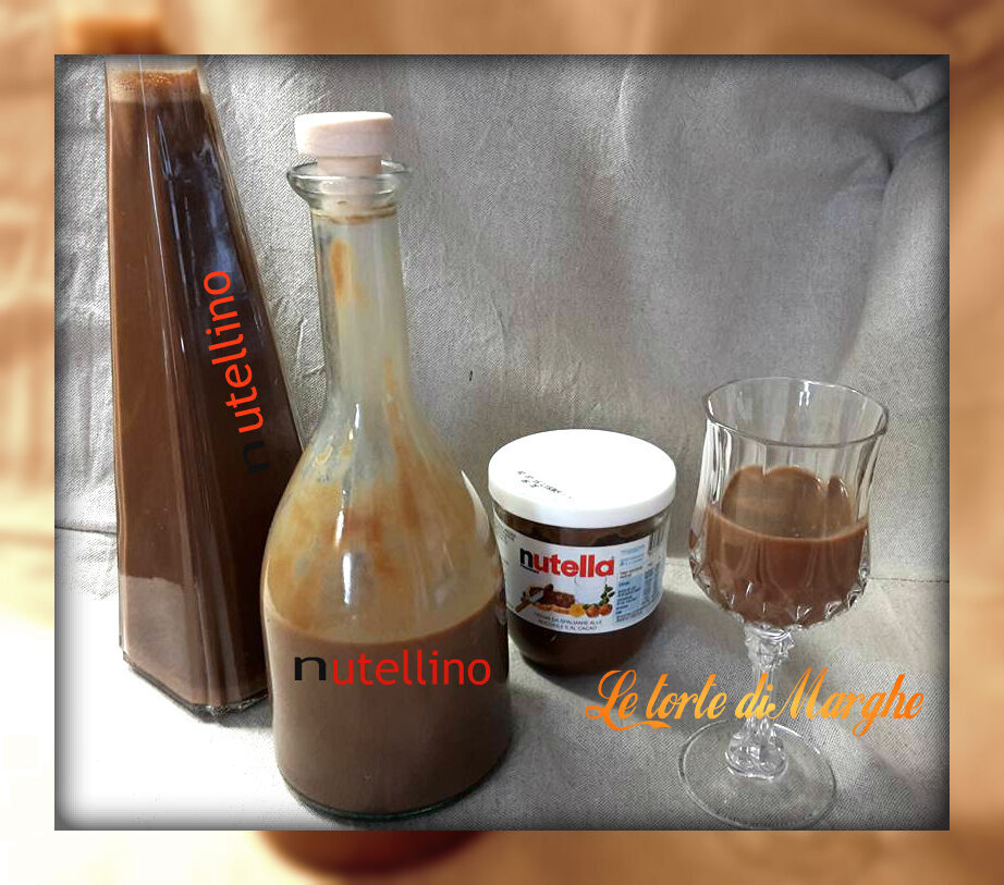 Liquore crema alla nutella e vaniglia