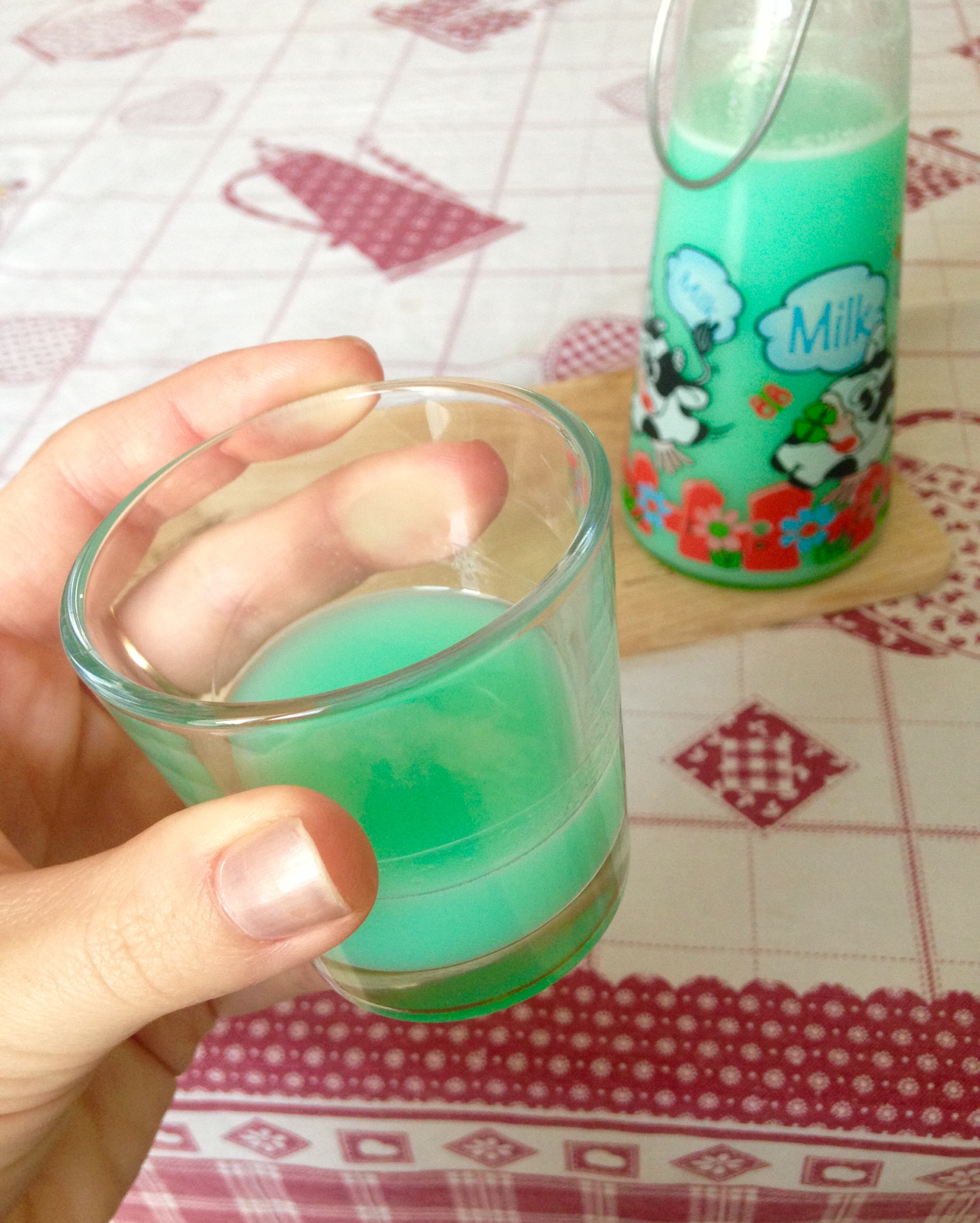 Liquore latte e menta