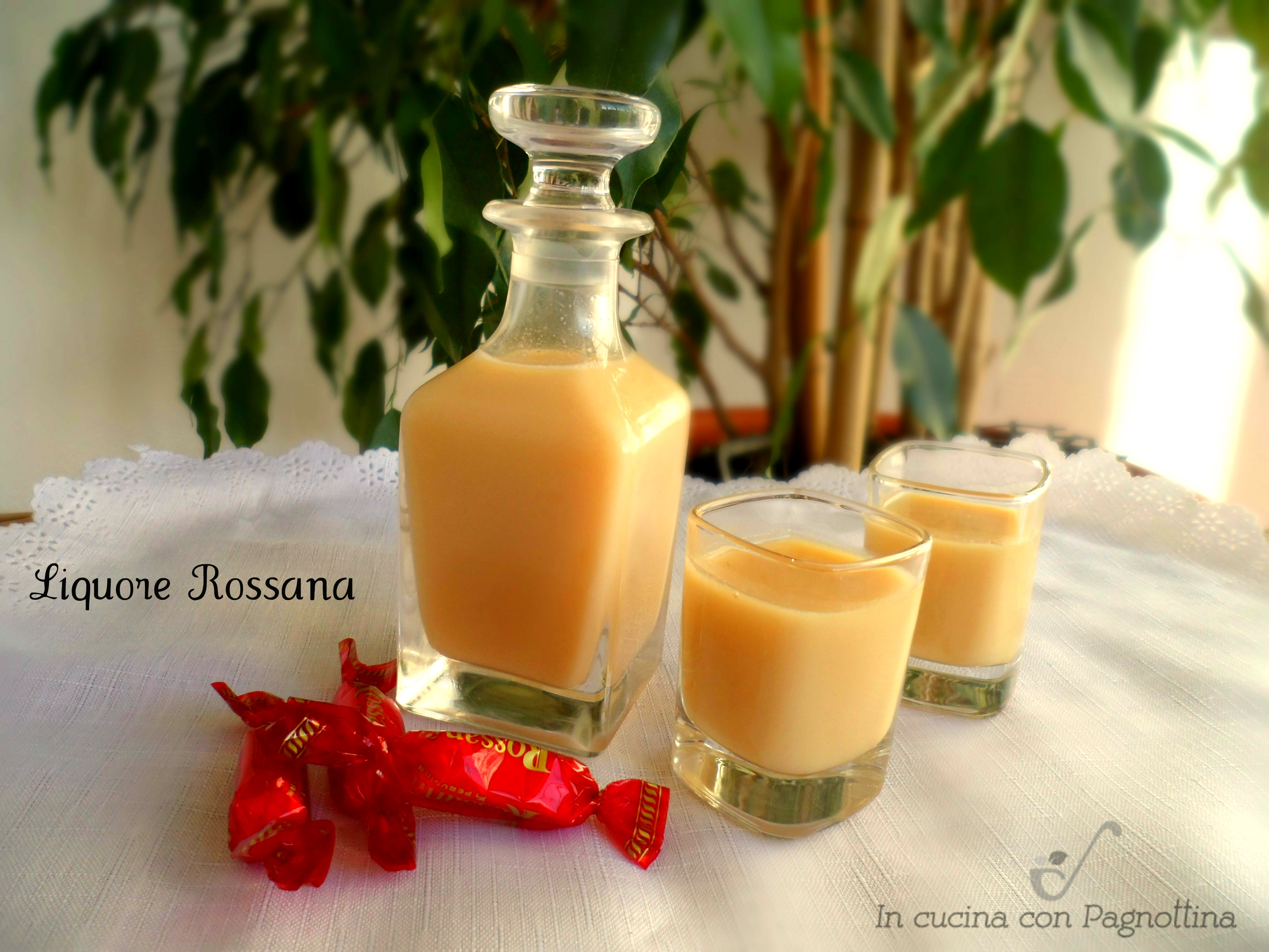Liquore rossana con bimby e senza