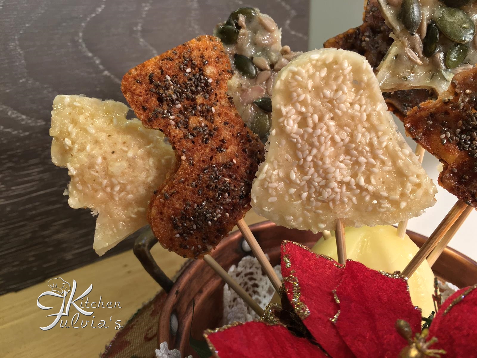 Lollipop al parmigiano reggiano per aperitivo
