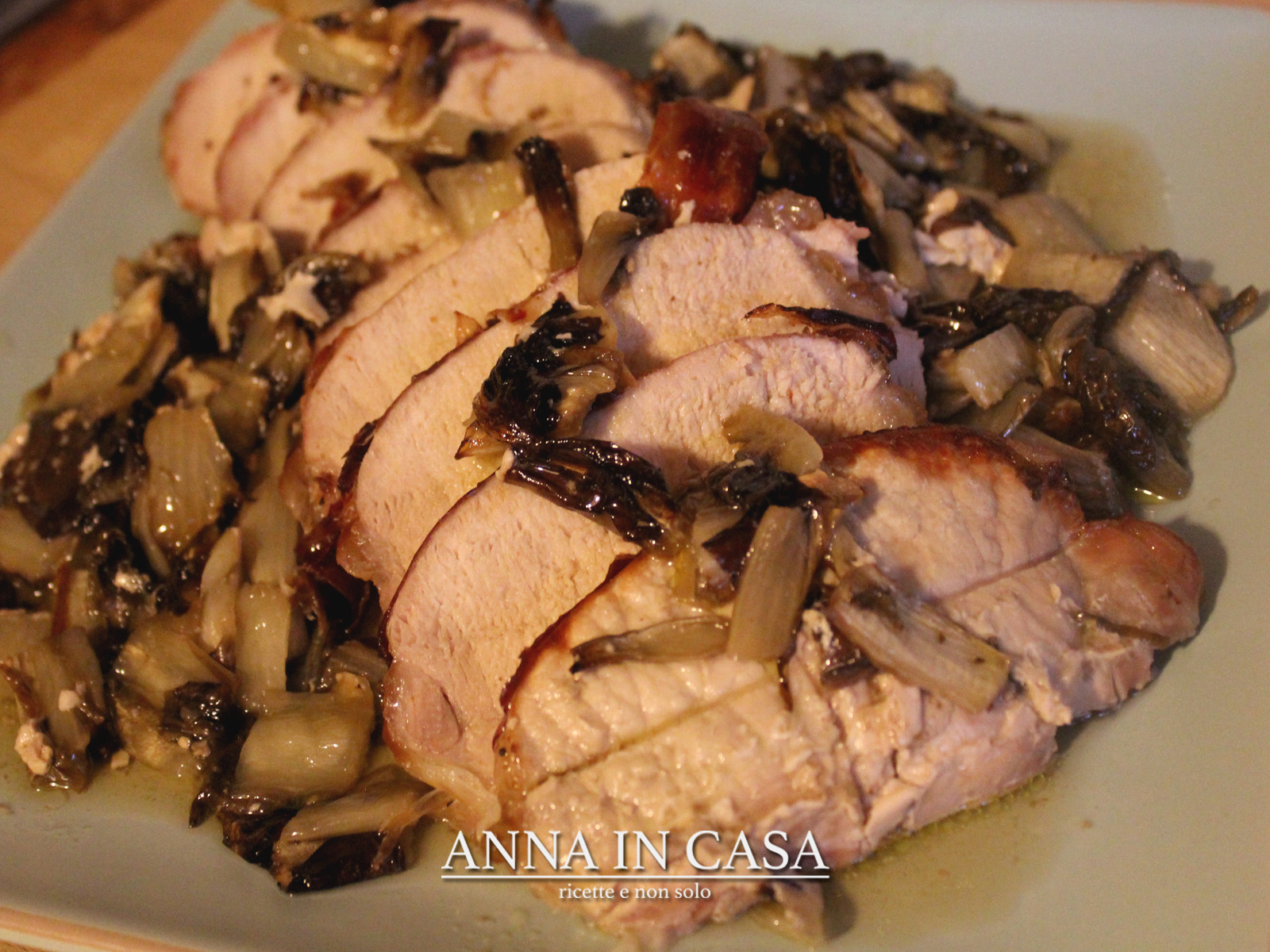 Lonza e radicchio al polpelmo